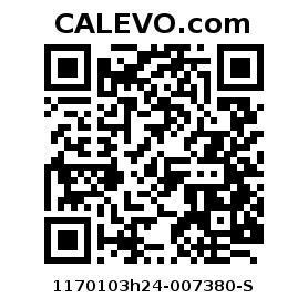 Calevo.com Preisschild 1170103h24-007380-S