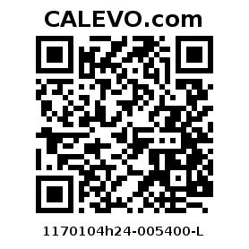 Calevo.com Preisschild 1170104h24-005400-L