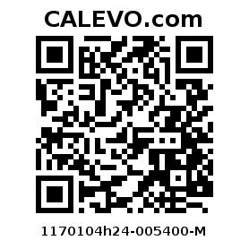 Calevo.com Preisschild 1170104h24-005400-M