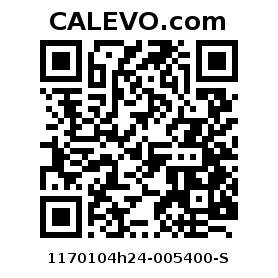 Calevo.com Preisschild 1170104h24-005400-S