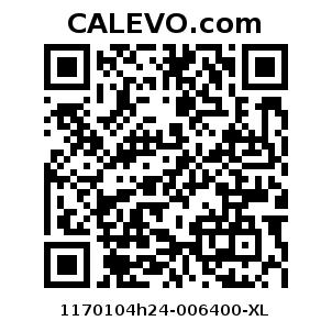 Calevo.com Preisschild 1170104h24-006400-XL