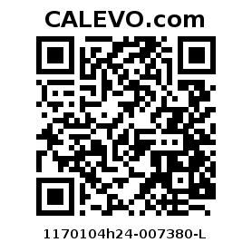 Calevo.com Preisschild 1170104h24-007380-L