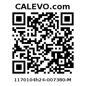 Calevo.com Preisschild 1170104h24-007380-M