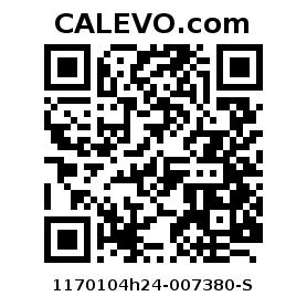 Calevo.com Preisschild 1170104h24-007380-S