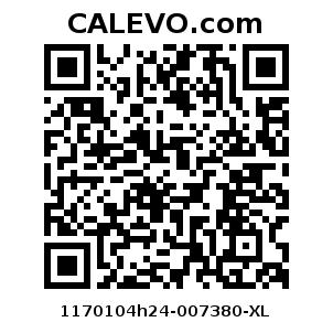 Calevo.com Preisschild 1170104h24-007380-XL