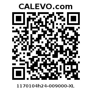 Calevo.com Preisschild 1170104h24-009000-XL