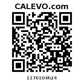 Calevo.com Preisschild 1170104h24