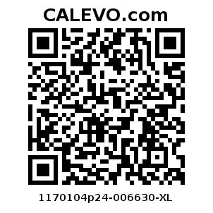 Calevo.com Preisschild 1170104p24-006630-XL