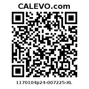 Calevo.com Preisschild 1170104p24-007225-XL