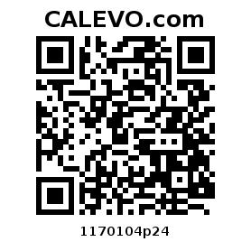 Calevo.com pricetag 1170104p24