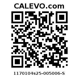 Calevo.com Preisschild 1170104s25-005006-S