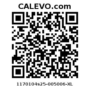 Calevo.com Preisschild 1170104s25-005006-XL