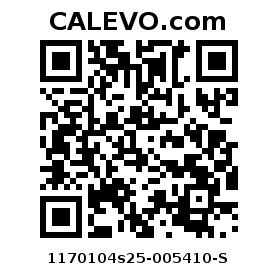 Calevo.com Preisschild 1170104s25-005410-S