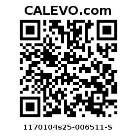 Calevo.com Preisschild 1170104s25-006511-S