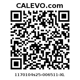 Calevo.com Preisschild 1170104s25-006511-XL