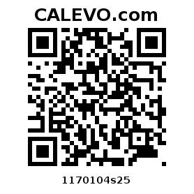 Calevo.com Preisschild 1170104s25