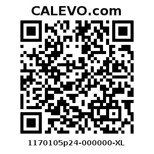 Calevo.com Preisschild 1170105p24-000000-XL