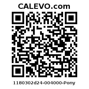 Calevo.com Preisschild 1180302d24-004000-Pony