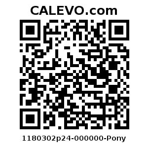 Calevo.com Preisschild 1180302p24-000000-Pony