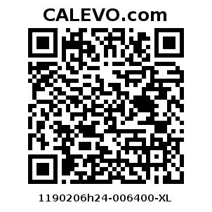 Calevo.com Preisschild 1190206h24-006400-XL