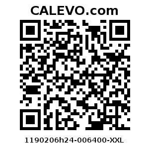 Calevo.com Preisschild 1190206h24-006400-XXL