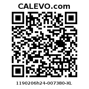 Calevo.com Preisschild 1190206h24-007380-XL