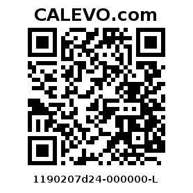 Calevo.com Preisschild 1190207d24-000000-L