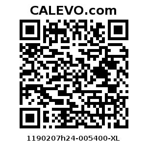 Calevo.com Preisschild 1190207h24-005400-XL