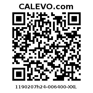 Calevo.com Preisschild 1190207h24-006400-XXL