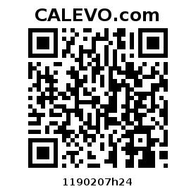 Calevo.com Preisschild 1190207h24