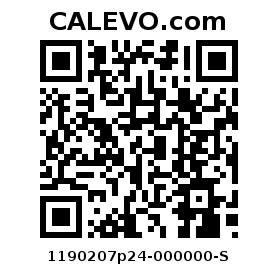 Calevo.com Preisschild 1190207p24-000000-S