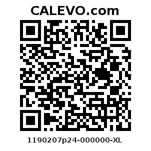 Calevo.com Preisschild 1190207p24-000000-XL