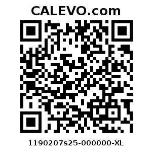 Calevo.com Preisschild 1190207s25-000000-XL