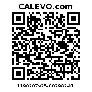 Calevo.com Preisschild 1190207s25-002982-XL