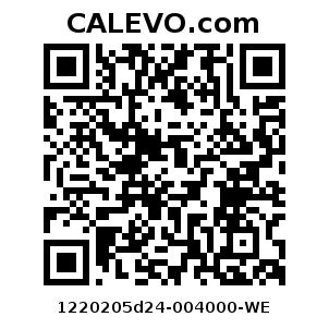 Calevo.com Preisschild 1220205d24-004000-WE