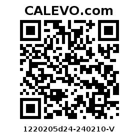 Calevo.com Preisschild 1220205d24-240210-V