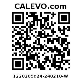 Calevo.com Preisschild 1220205d24-240210-W