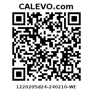 Calevo.com Preisschild 1220205d24-240210-WE