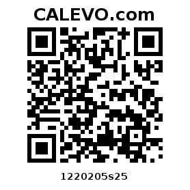 Calevo.com Preisschild 1220205s25