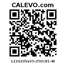 Calevo.com Preisschild 1220205v25-250181-W