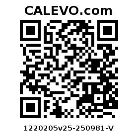 Calevo.com Preisschild 1220205v25-250981-V