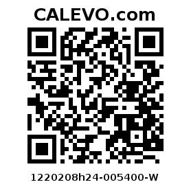 Calevo.com Preisschild 1220208h24-005400-W