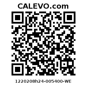 Calevo.com Preisschild 1220208h24-005400-WE