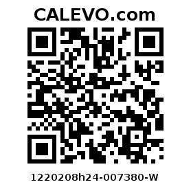 Calevo.com Preisschild 1220208h24-007380-W