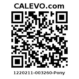 Calevo.com Preisschild 1220211-003260-Pony