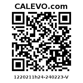 Calevo.com Preisschild 1220211h24-240223-V