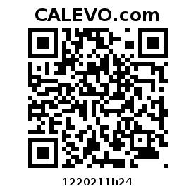 Calevo.com Preisschild 1220211h24