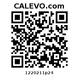 Calevo.com Preisschild 1220211p24