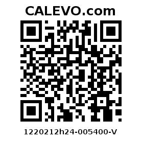 Calevo.com Preisschild 1220212h24-005400-V