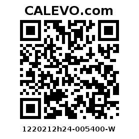 Calevo.com Preisschild 1220212h24-005400-W